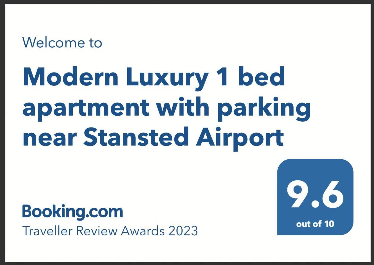 Modern Luxury 1 Bed Apartment With Parking Near Stansted Airport Stansted Mountfitchet Eksteriør bilde